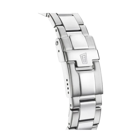 Дамски ръчен часовник с кварцов механизъм - корпус от Стомана - Стоманена верижка - цвят Черен Сив