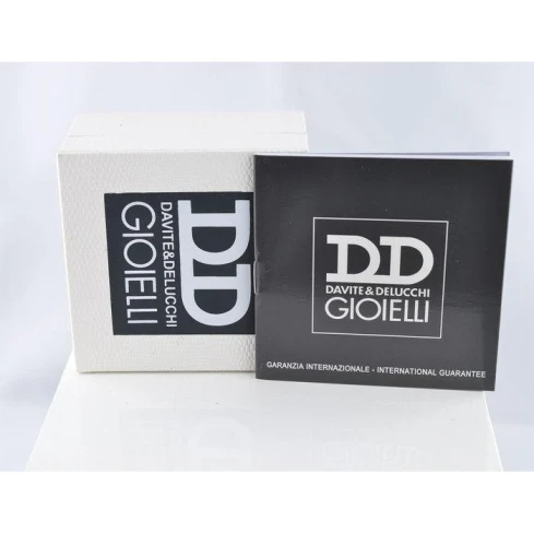 Дамски обеци от 18K Злато Бяло - с форма - Рубин Диаманти - Бяло злато