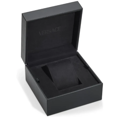 Мъжки ръчен часовник с кварцов механизъм - корпус от Стомана - Стоманена верижка - цвят Черен Черен