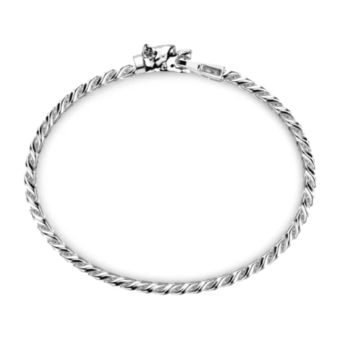 Мъжки гривна от 925 Сребро - с форма