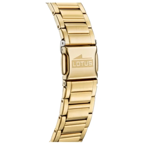 Дамски ръчен часовник с кварцов механизъм - корпус от Стомана - Златна верижка - цвят Черен