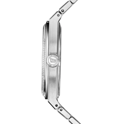 Мъжки ръчен часовник с автоматичен механизъм - корпус от Стомана - Стоманена верижка - цвят Син Сив