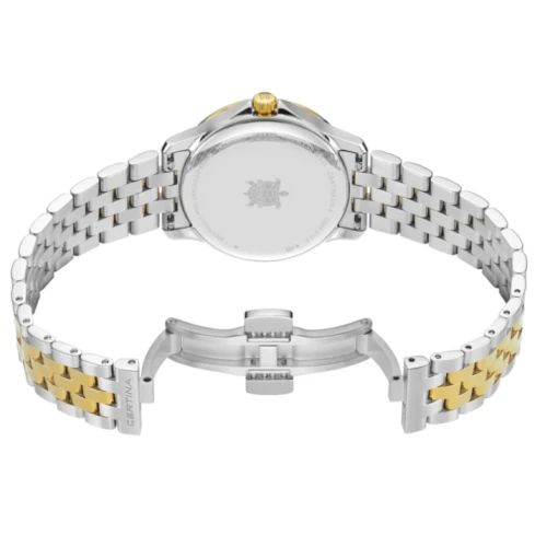 Дамски ръчен часовник с кварцов механизъм - корпус от Стомана - Стоманена верижка - цвят Сребрист Сив