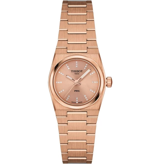 Дамски ръчен часовник с кварцов механизъм - корпус от Стомана - Стоманена верижка - цвят Розово Злато Розово Злато