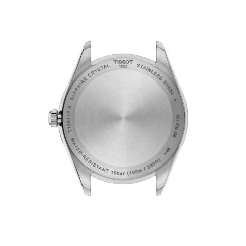 Мъжки ръчен часовник с кварцов механизъм - корпус от Стомана - Стоманена верижка - цвят Сребрист Злато