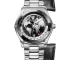 Ebel 1216666 EBEL 1911 - Мъжки ръчен часовник с автоматичен механизъм - корпус от Стомана - Стоманена верижка - цвят Черен