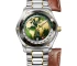 Ebel 1216665 1911 Globe - Унисекс ръчен часовник с автоматичен механизъм - корпус от Стомана - Стоманена верижка - цвят Черен