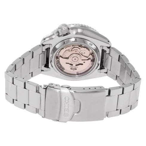 Мъжки ръчен часовник с автоматичен механизъм - корпус от Стомана - Стоманена верижка - цвят Зелен Сив