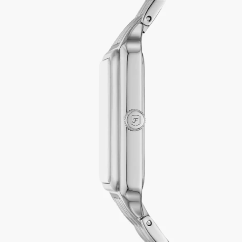 Дамски ръчен часовник с кварцов механизъм - корпус от Стомана - Стоманена верижка - цвят Седеф