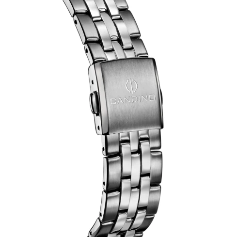 Мъжки ръчен часовник с автоматичен механизъм - корпус от Стомана - Стоманена верижка - цвят Скелетон Сив