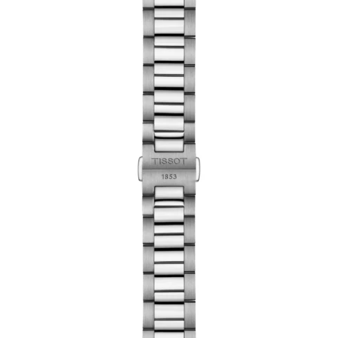 Мъжки ръчен часовник с кварцов механизъм - корпус от Стомана - Стоманена верижка - цвят Син Сив