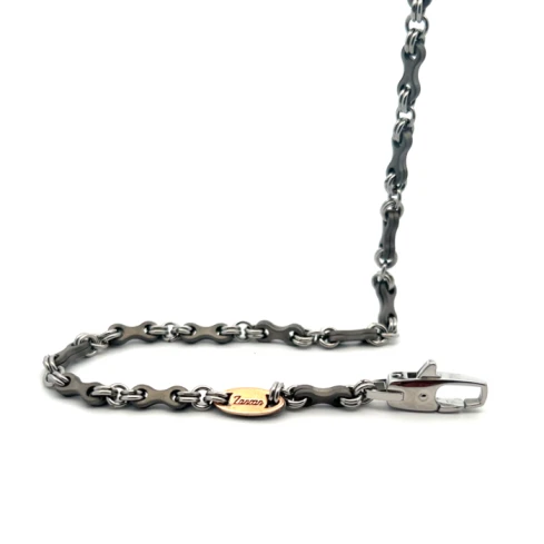 Мъжки гривна от Titanium Титан - с форма - - Титан / Стомана