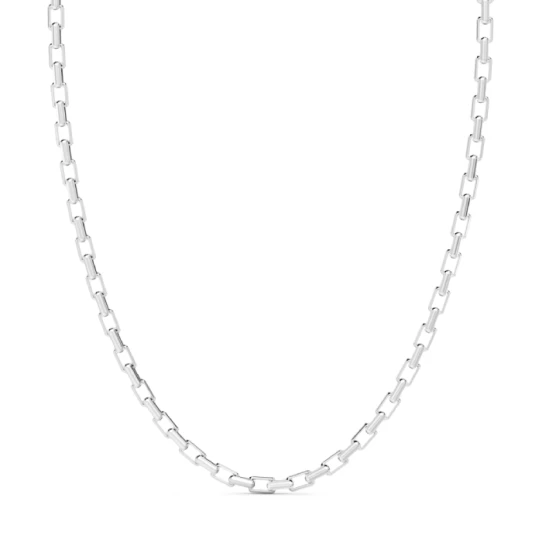 Мъжки верижка от 925 Сребро - с форма Верига - - Сребро