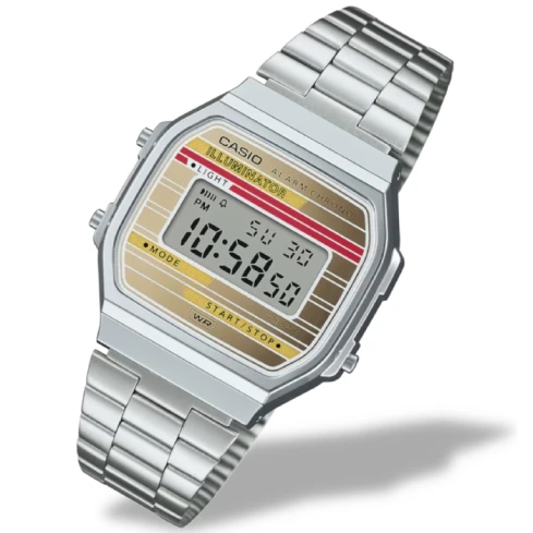 Унисекс ръчен часовник с кварцов механизъм - корпус от Стомана - Стоманена верижка - цвят Сив Сив