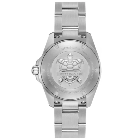 Мъжки ръчен часовник с кварцов механизъм - корпус от Стомана - Стоманена верижка - цвят Черен Сив