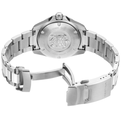 Дамски ръчен часовник с кварцов механизъм - корпус от Стомана - Стоманена верижка - цвят Седеф Сив