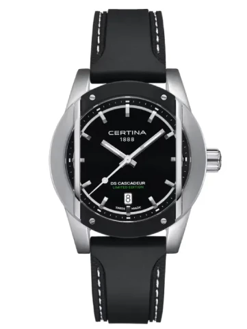 Мъжки ръчен часовник с кварцов механизъм - корпус от Стомана - цвят Черен Сив