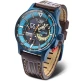 Vostok Europe VS57-595D736 - Мъжки ръчен часовник с кварцов механизъм - корпус Стомана - Естествена кожа - Син