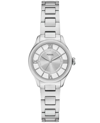 Fossil ES5419 Gilmore - Дамски ръчен часовник с кварцов механизъм - корпус Стомана - Стоманена верижка - Сив Сив