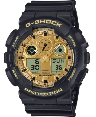 Мъжки ръчен часовник с кварцов механизъм - корпус от Полимер - Полимер - цвят Жълт Жълт