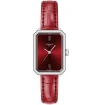 Дамски ръчен часовник с кварцов механизъм - корпус от Стомана - цвят Червен
