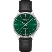 Мъжки ръчен часовник с кварцов механизъм - корпус от Стомана - цвят Зелен
