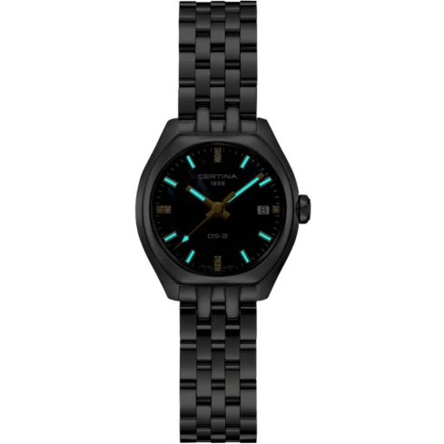 Дамски ръчен часовник с кварцов механизъм - корпус от Стомана - цвят Седеф Жълт