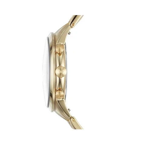 Мъжки ръчен часовник с кварцов механизъм - корпус от Стомана - цвят Бял