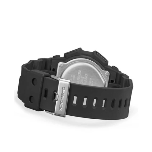 Мъжки ръчен часовник с кварцов механизъм - корпус от Полимер - Полимер - цвят Черен