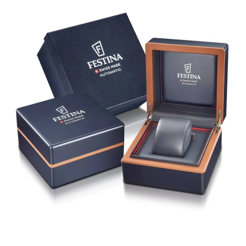 Мъжки ръчен часовник с автоматичен механизъм - корпус от Стомана - Естествена кожа