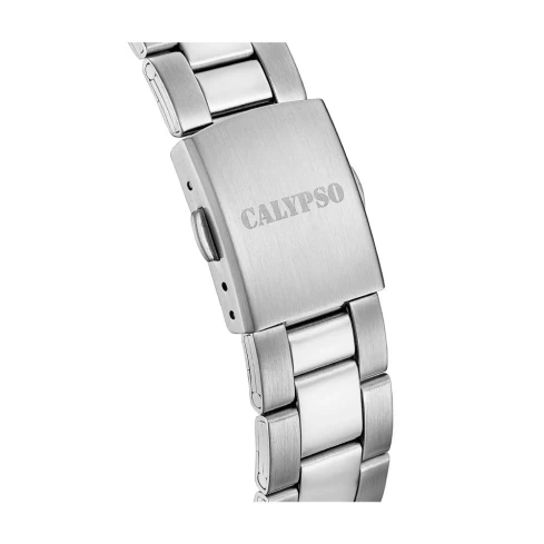 Мъжки ръчен часовник с кварцов механизъм - корпус от Стомана - Стоманена верижка - цвят Сребрист