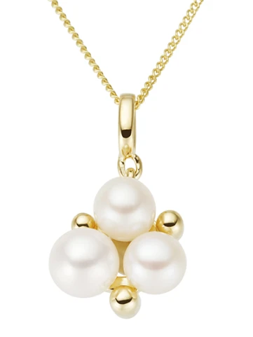 Дамски висулка от 14K Злато Жълто - с форма - Диаманти