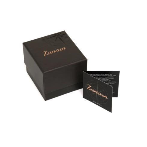 Мъжки гривна от 316l Медицинска стомана - с форма - Шпинел - Черно PVD покритие