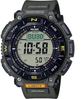 Мъжки ръчен часовник с кварцов механизъм - корпус от Полимер - Полимер