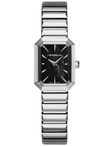 Дамски ръчен часовник с кварцов механизъм - корпус от Стомана - Стоманена верижка - цвят Седеф