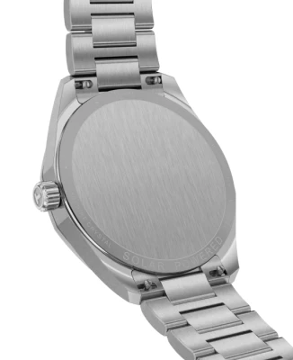 Мъжки ръчен часовник с кварцов механизъм - корпус от Стомана - Стоманена верижка - цвят Син Сив