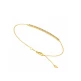 Унисекс гривна от 14K Злато Жълто - с форма Други - Цирконий
