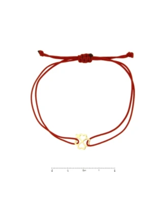 Дамски гривна Four Line BRZ1620 от 14K Злато Жълто - с форма Амулет