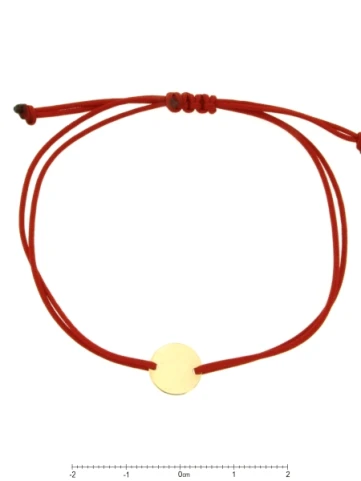 Дамски гривна Four Line BRZ1622 от 14K Злато Жълто - с форма Амулет