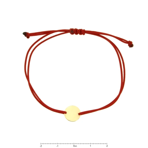 Дамски гривна Four Line BRZ1622 от 14K Злато Жълто - с форма Амулет