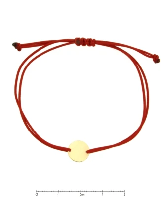 Дамски гривна Four Line BRZ1622 от 14K Злато Жълто - с форма Амулет