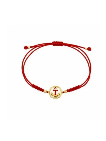 Дамски гривна Four Line BRZ1646R от 14K Злато Жълто - с форма Амулет