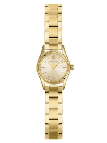 Pierre Lannier 092M542 Pya - Унисекс ръчен часовник с кварцов механизъм - корпус от Стомана - Стомана - цвят Злато