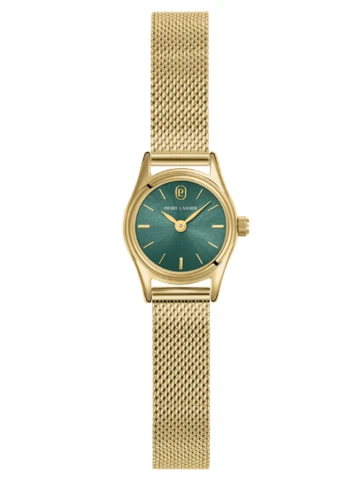 Pierre Lannier 091M572 Pya - Унисекс ръчен часовник с кварцов механизъм - корпус от Стомана - Меш - цвят Зелен