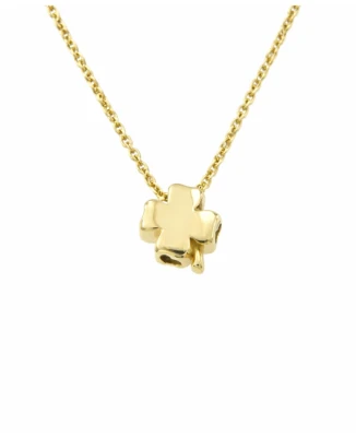 Унисекс колие от 14K Злато Жълто - с форма