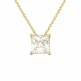 Дамски колие от 14K Злато Жълто - с форма - Цирконий