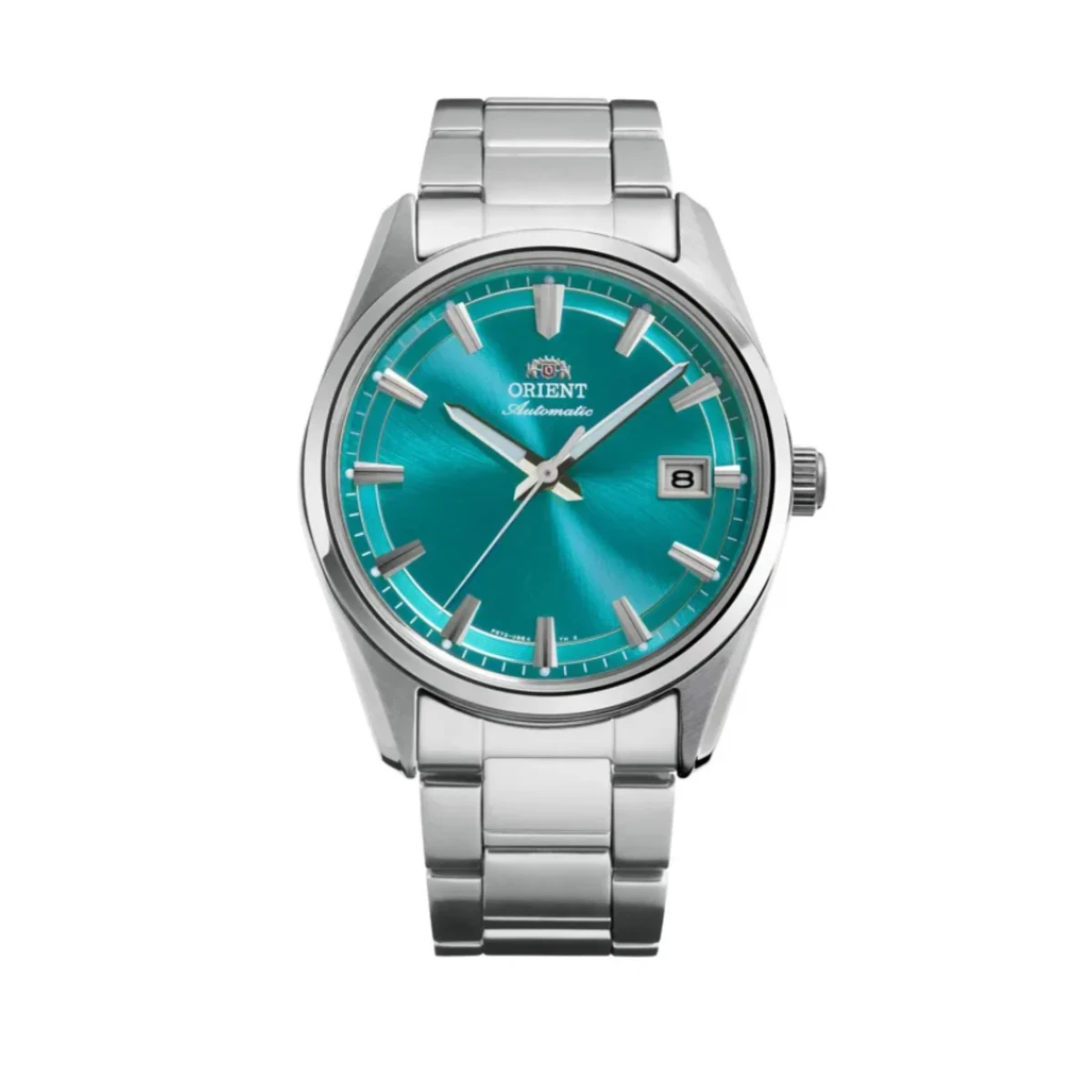 Orient RA-AC0R06L Stretto Date - Мъжки ръчен часовник с автоматичен механизъм - корпус от Стомана - Стоманена верижка - цвят Син