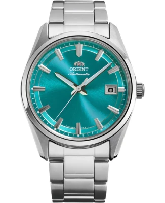 Мъжки ръчен часовник с автоматичен механизъм - корпус от Стомана - Стоманена верижка - цвят Син