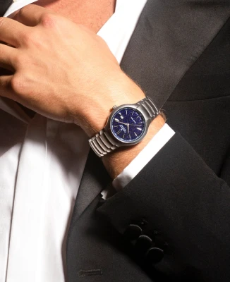 Candino C4792/3 Candino 1947 - Унисекс ръчен часовник с кварцов механизъм - корпус от Стомана - Стоманена верижка - цвят Син