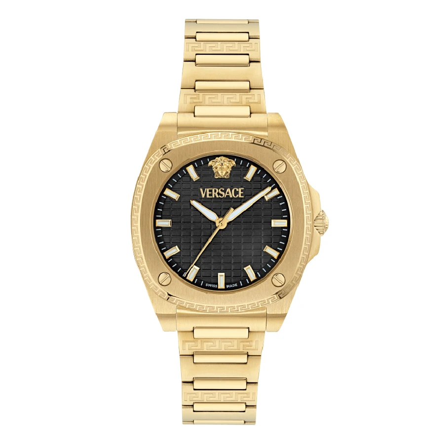 Унисекс ръчен часовник с кварцов механизъм - корпус от Стомана - Стомана - цвят Черен